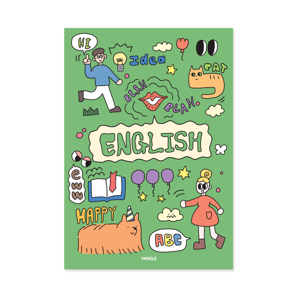 신학기노트(영어) *디자인별 최소구매수량 : 10개(권)*