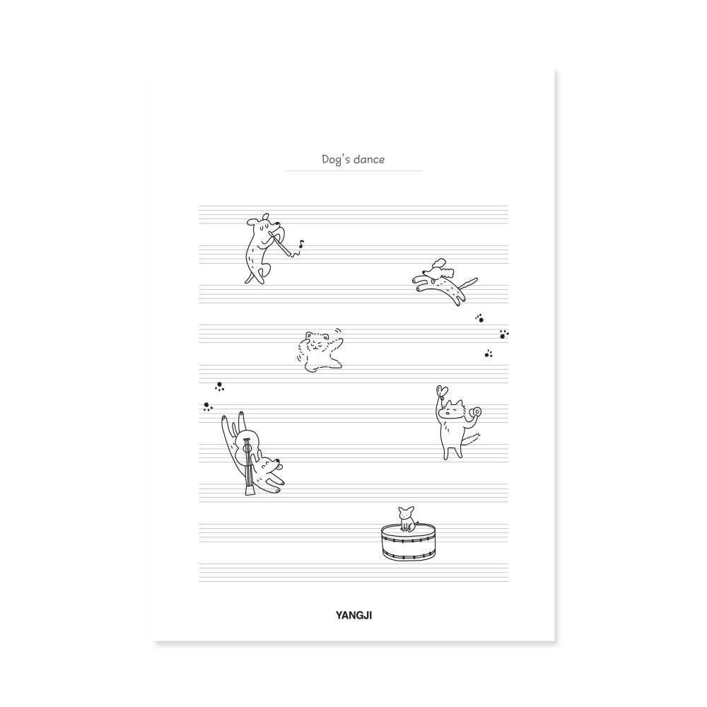 신학기노트(음악) *디자인별 최소구매수량 : 10개(권)*