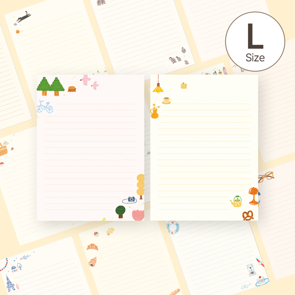 더스페셜 편지지세트 - L