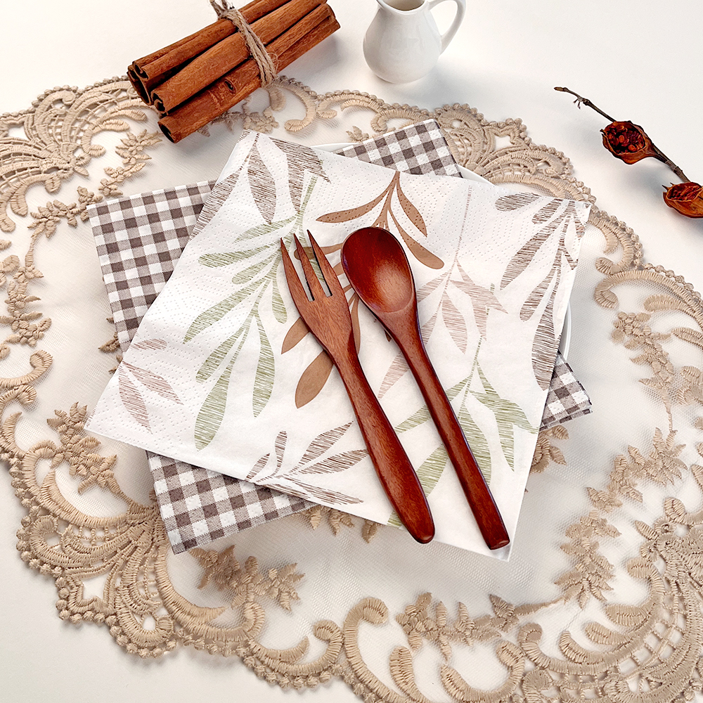 페이퍼 디자인 런치 냅킨