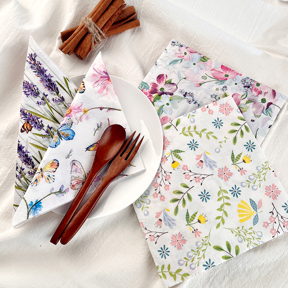 페이퍼 디자인 런치 냅킨